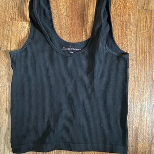 Ribbed Workout Tank Top